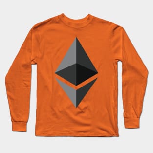 Ethereum Logo Large Long Sleeve T-Shirt